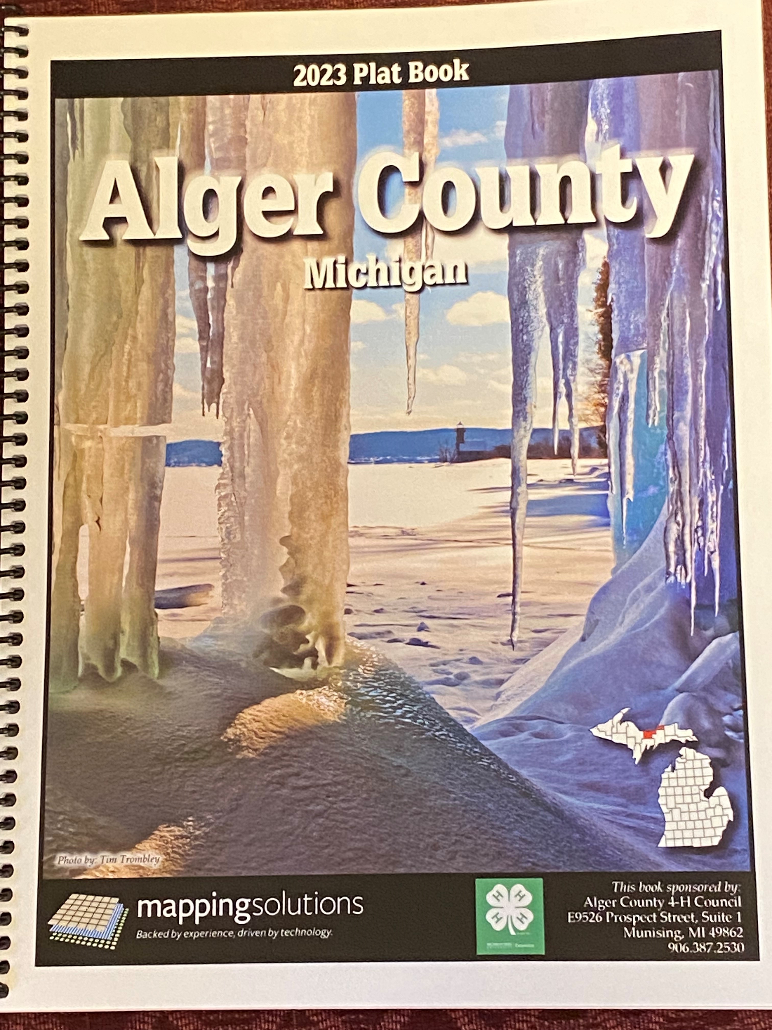 2023 Alger County Plat Book Cover